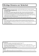 Preview for 14 page of Panasonic TH-47LFV5W Operating Instructions Manual