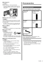 Preview for 7 page of Panasonic TH-49HX900H Operating Instructions Manual