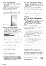 Предварительный просмотр 6 страницы Panasonic th-49lf8w Operating Instructions Manual