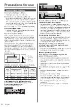 Предварительный просмотр 8 страницы Panasonic th-49lf8w Operating Instructions Manual