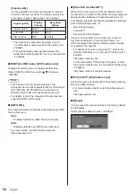 Предварительный просмотр 54 страницы Panasonic th-49lf8w Operating Instructions Manual