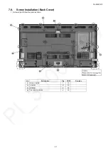 Предварительный просмотр 21 страницы Panasonic TH-49LS1K Service Manual