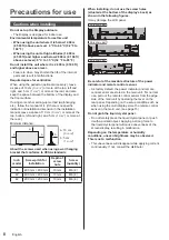 Предварительный просмотр 8 страницы Panasonic TH-49SF1HU Operating Instructions Manual