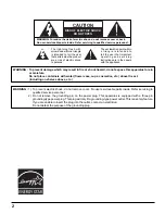 Предварительный просмотр 2 страницы Panasonic TH-5065PF10UK Operating Instructions Manual