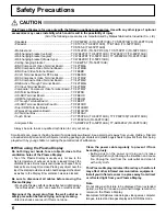 Предварительный просмотр 6 страницы Panasonic TH-5065PF10UK Operating Instructions Manual