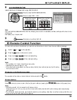 Предварительный просмотр 39 страницы Panasonic TH-5065PF10UK Operating Instructions Manual