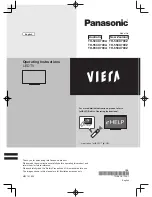 Panasonic TH-50CX700A Operating Instructions Manual preview