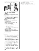 Предварительный просмотр 6 страницы Panasonic TH-50DX700A Operating Instructions Manual