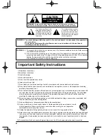 Preview for 2 page of Panasonic TH-50LFB70U Operating Instructions Manual