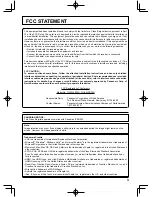 Preview for 3 page of Panasonic TH-50LFB70U Operating Instructions Manual