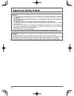 Preview for 4 page of Panasonic TH-50LFB70U Operating Instructions Manual