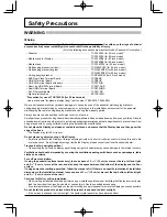 Preview for 5 page of Panasonic TH-50LFB70U Operating Instructions Manual