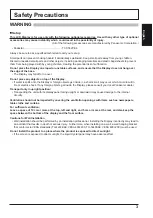 Preview for 3 page of Panasonic TH-50LFE6E Operating Instructions Manual