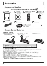 Preview for 8 page of Panasonic TH-50LFE6U Operating Insructions