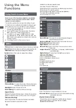 Preview for 14 page of Panasonic TH-50LX800K Operating Instructions Manual