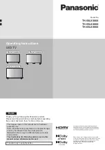 Panasonic TH-50LX800X Operating Instructions Manual preview