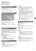 Preview for 17 page of Panasonic TH-50LX800X Operating Instructions Manual