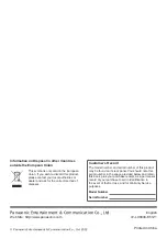 Preview for 22 page of Panasonic TH-50LX800X Operating Instructions Manual