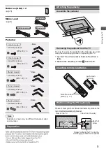 Предварительный просмотр 5 страницы Panasonic TH-50MX800K Operating Instructions Manual