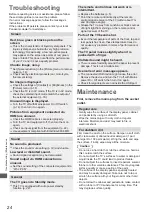 Предварительный просмотр 24 страницы Panasonic TH-50MX800K Operating Instructions Manual