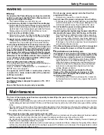 Preview for 7 page of Panasonic TH-50PB2U Operating Instructions Manual