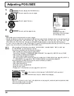 Preview for 24 page of Panasonic TH-50PB2U Operating Instructions Manual