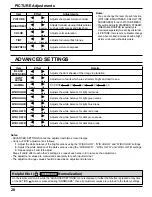 Preview for 28 page of Panasonic TH-50PB2U Operating Instructions Manual