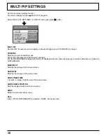 Preview for 38 page of Panasonic TH-50PB2U Operating Instructions Manual