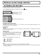 Preview for 41 page of Panasonic TH-50PB2U Operating Instructions Manual