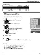 Preview for 63 page of Panasonic TH-50PB2U Operating Instructions Manual