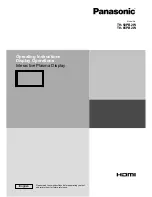 Preview for 1 page of Panasonic TH-50PB2W Operating Instructions Manual