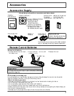 Preview for 7 page of Panasonic TH-50PB2W Operating Instructions Manual