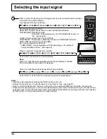 Preview for 16 page of Panasonic TH-50PB2W Operating Instructions Manual