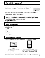 Preview for 45 page of Panasonic TH-50PB2W Operating Instructions Manual