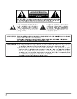 Preview for 2 page of Panasonic TH-50PF50U Manual Del Usuario