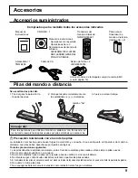 Preview for 9 page of Panasonic TH-50PF50U Manual Del Usuario