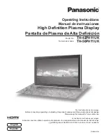 Panasonic TH 50PH11UK Operating Instructions Manual preview