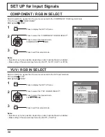 Предварительный просмотр 34 страницы Panasonic TH 50PH11UK Operating Instructions Manual