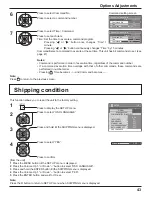 Предварительный просмотр 43 страницы Panasonic TH 50PH11UK Operating Instructions Manual