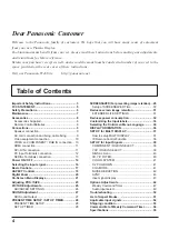 Preview for 4 page of Panasonic TH-50PH20U Operating Instructions Manual