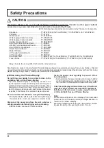 Preview for 6 page of Panasonic TH-50PH20U Operating Instructions Manual