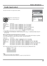 Preview for 49 page of Panasonic TH-50PH20U Operating Instructions Manual