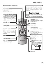 Предварительный просмотр 13 страницы Panasonic TH-50PH30E Operating Instructions Manual