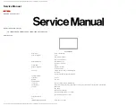 Preview for 1 page of Panasonic TH-50PHD30BX Service Manual