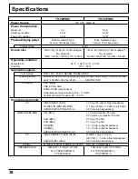 Предварительный просмотр 38 страницы Panasonic TH-50PHD5 Operating Instructions Manual