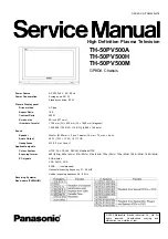 Panasonic TH-50PV500A Service Manual preview