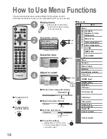 Preview for 14 page of Panasonic TH-50PV60A Operating Instructions Manual