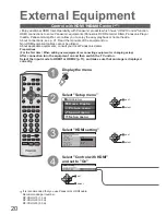 Preview for 20 page of Panasonic TH-50PV60A Operating Instructions Manual