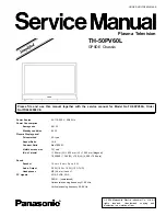 Preview for 1 page of Panasonic TH-50PV60L Service Manual