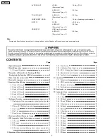 Preview for 2 page of Panasonic TH-50PX20U/P Service Manual